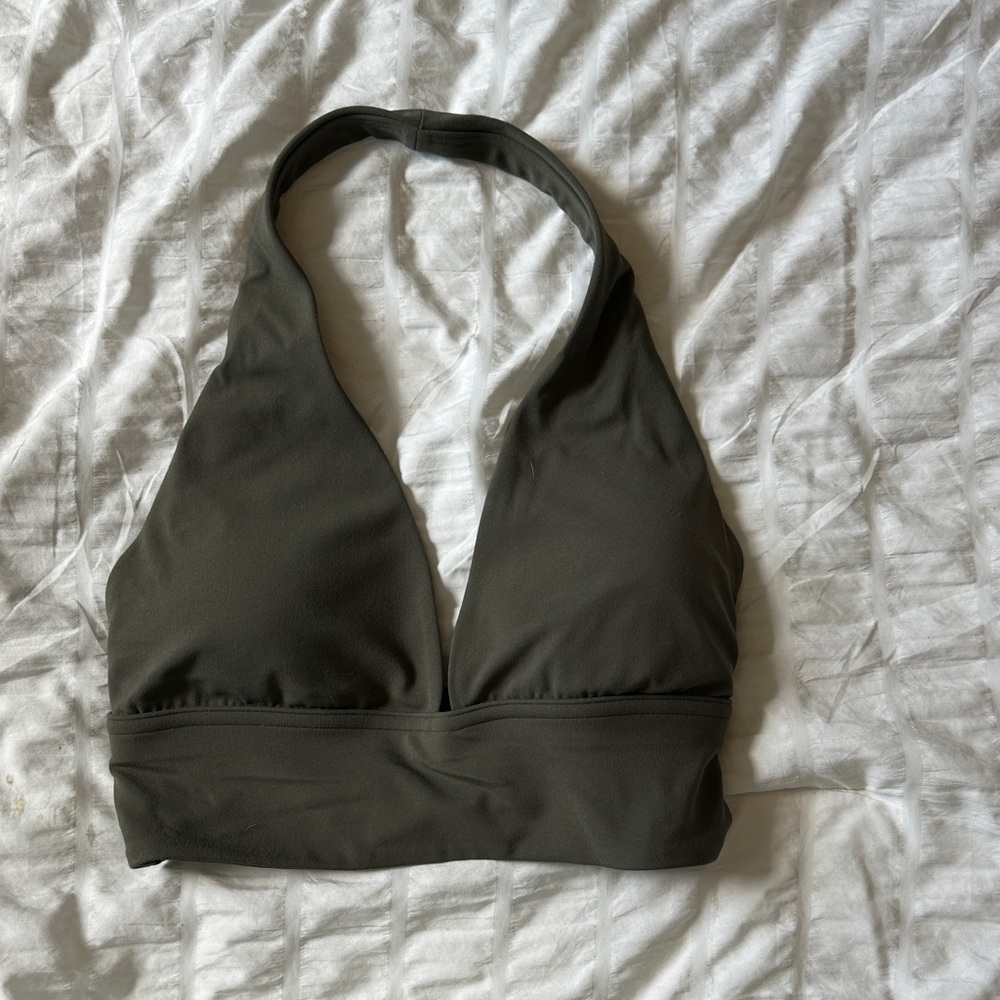 lululemon athletica Olive Halter Tank Top